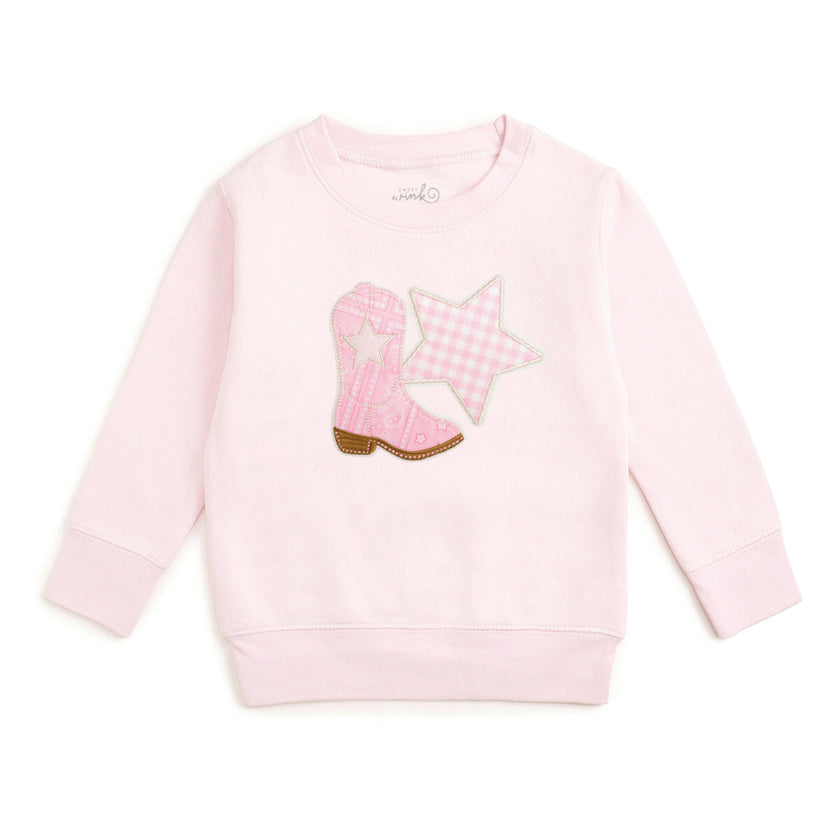 Bandana Cowgirl Patch Western Sweatshirt