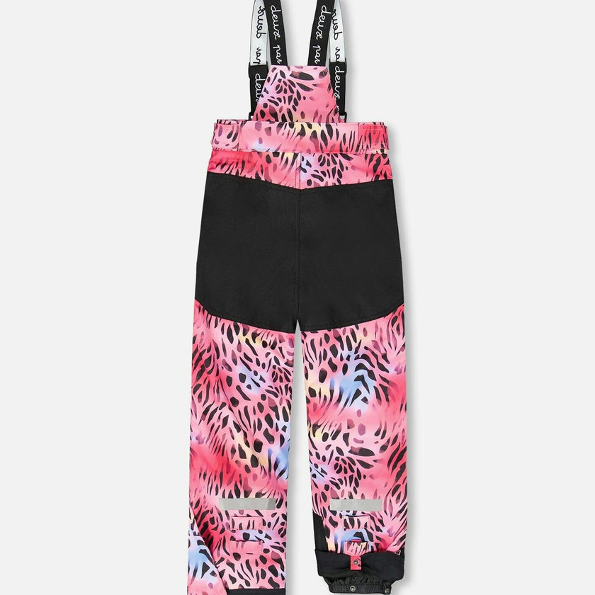Two-Piece Teknik Snowsuit Multicolor Leopard and
