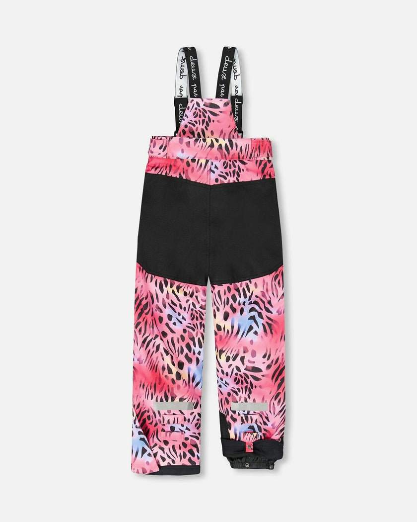 Two-Piece Teknik Snowsuit Multicolor Leopard and