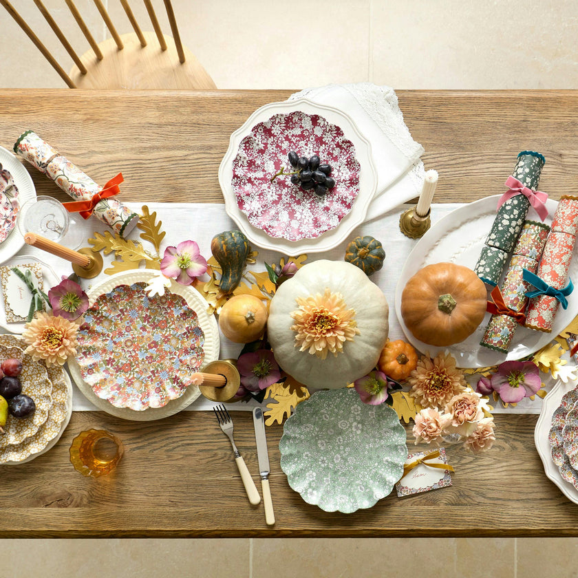 Meri Meri x Liberty Rustic Hues Reusable Large Plates