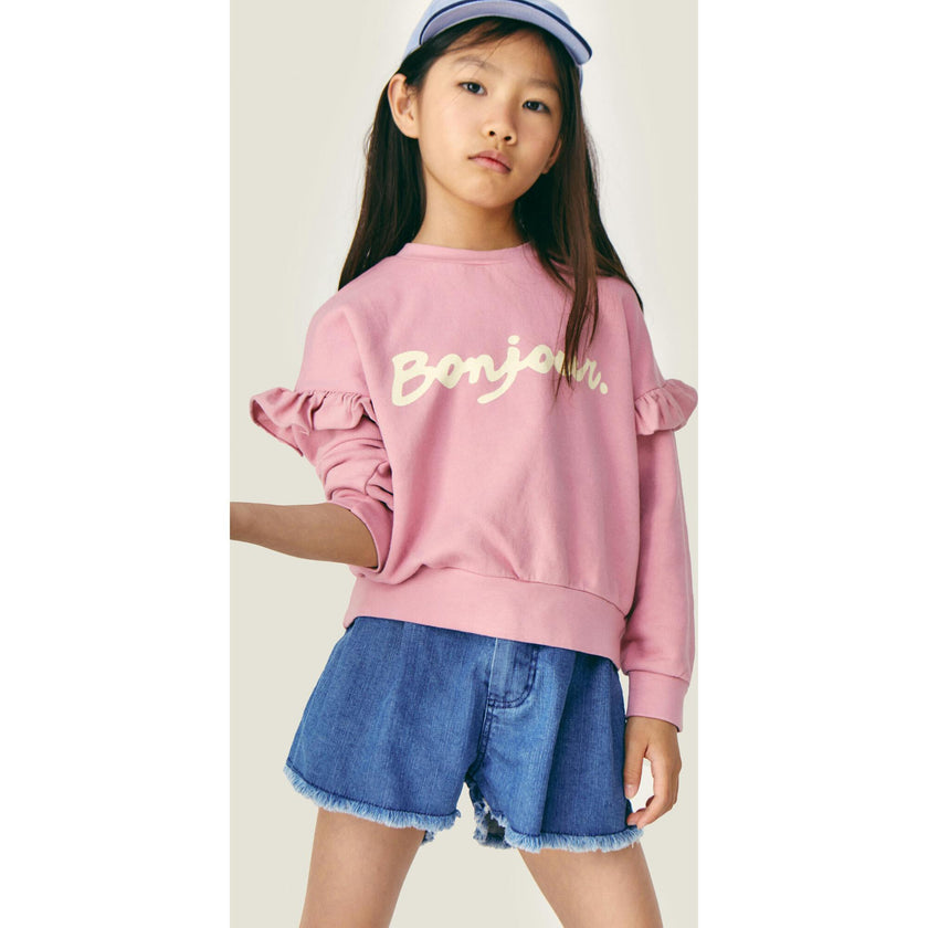 Mipounet SS26 Bonjour, Sweatshirt Orchid
