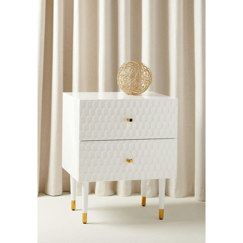Neptune 2-Drawer Side Table