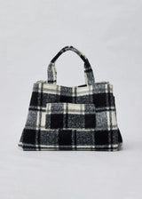 Plaid Airplane Tote