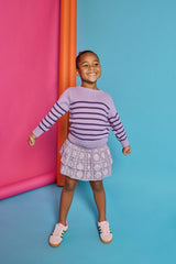 Striped Sweater - Purple
