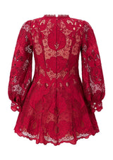 Gisele Embroidery Mini Dress