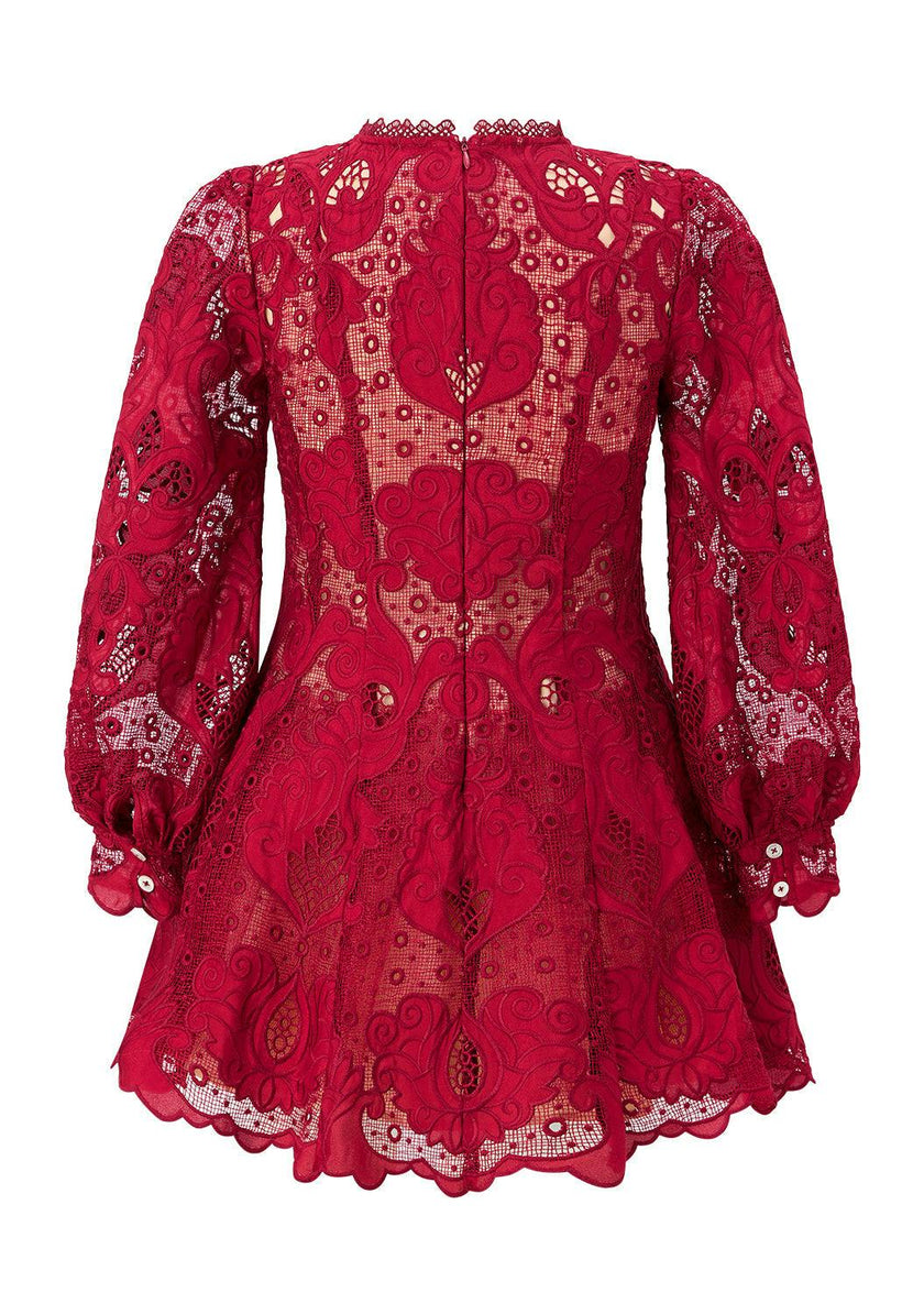 Gisele Embroidery Mini Dress