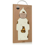 Honey Bamboo Newborn Gown & Hat Set