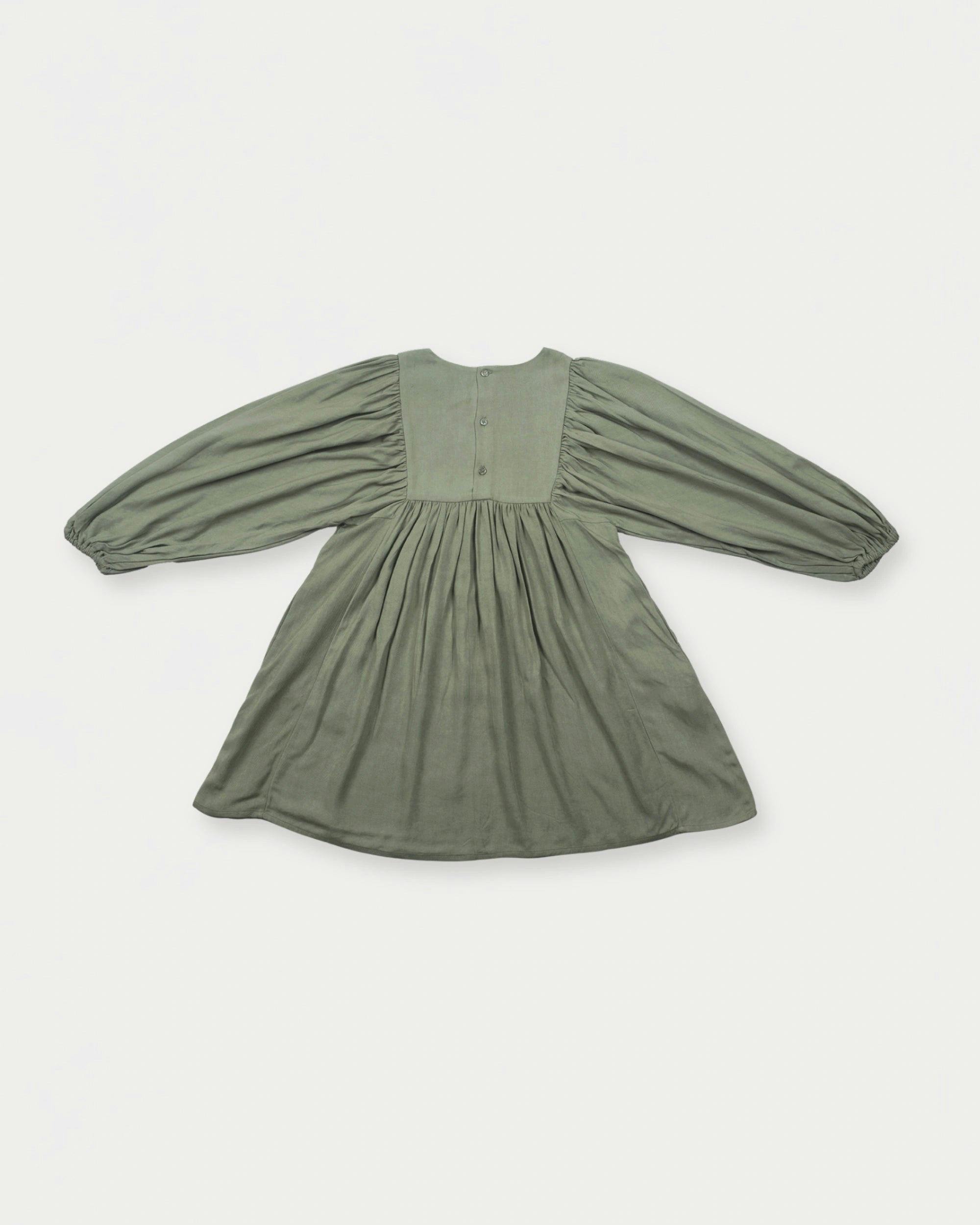 Belle Dress - Sage Green
