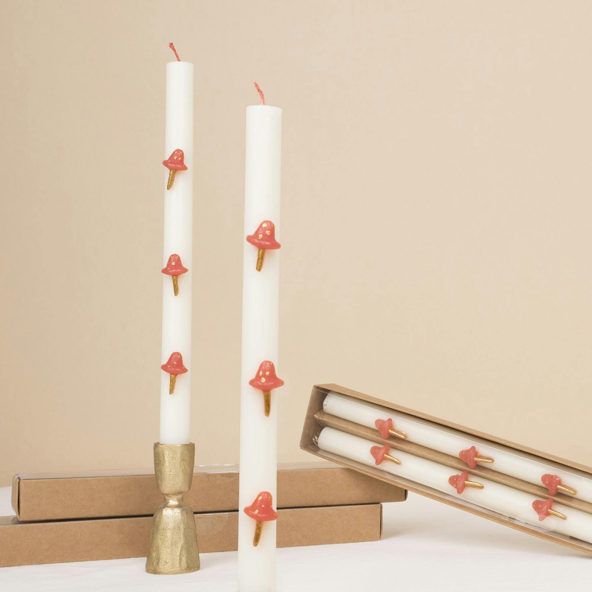 Mushroom Table Candles