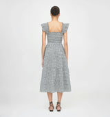 The Ellie Nap Dress - Black/Sand Gingham