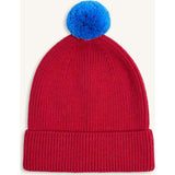 children's merino beanie - cherry pop