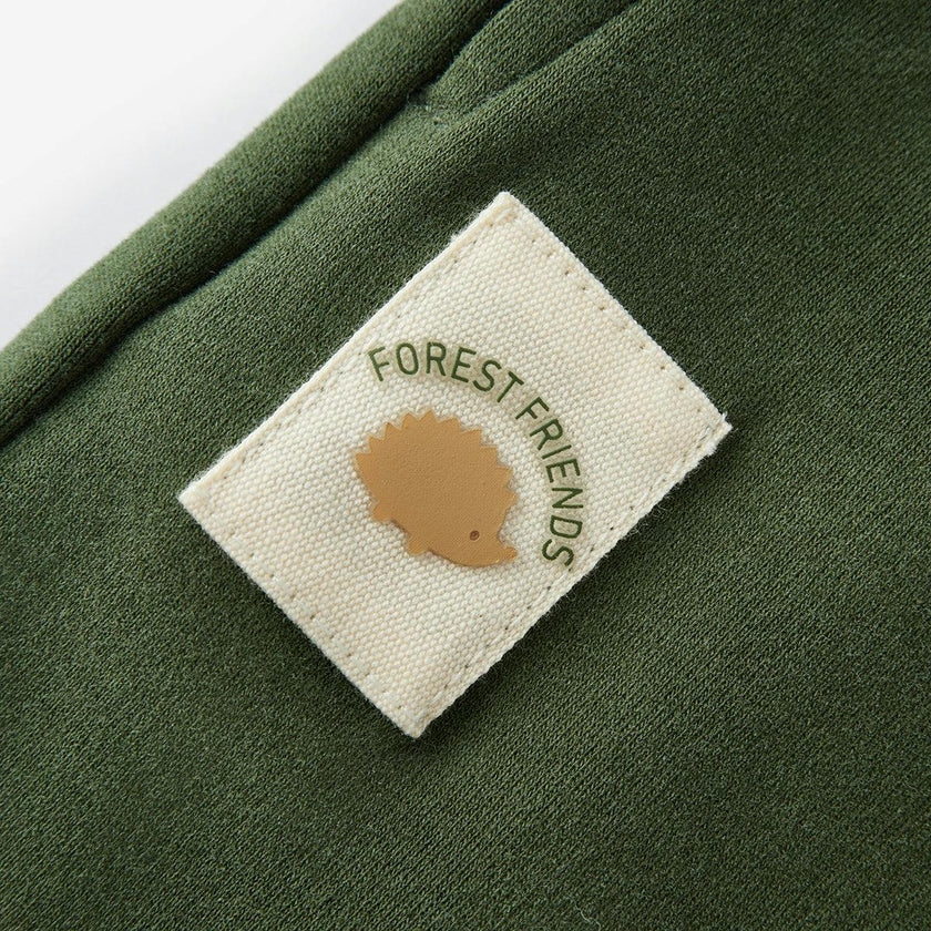 Dark Green Brushed Jogger