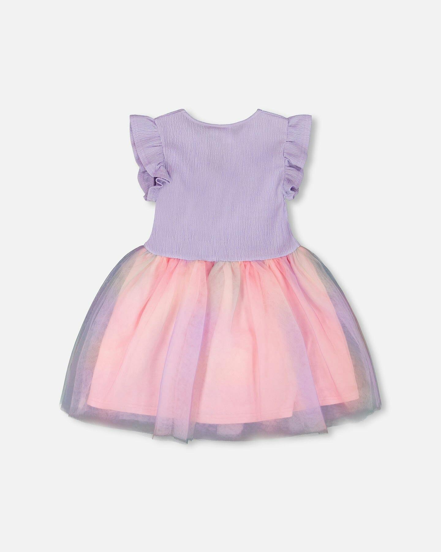 Bi-Material Mesh Dress