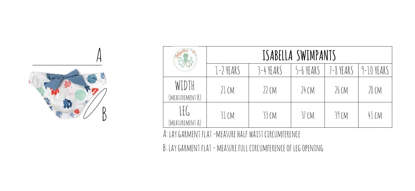 Isabella swim pants