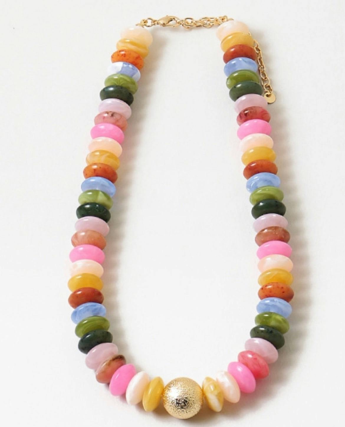 Dream in Color Resin Necklace