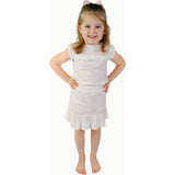 Eyelet Lace Tank in Pink Heart Stripe