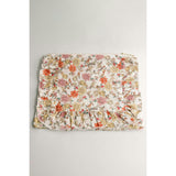 Midsummer Vine Timeless Floral Ruffle Zipper Pouch