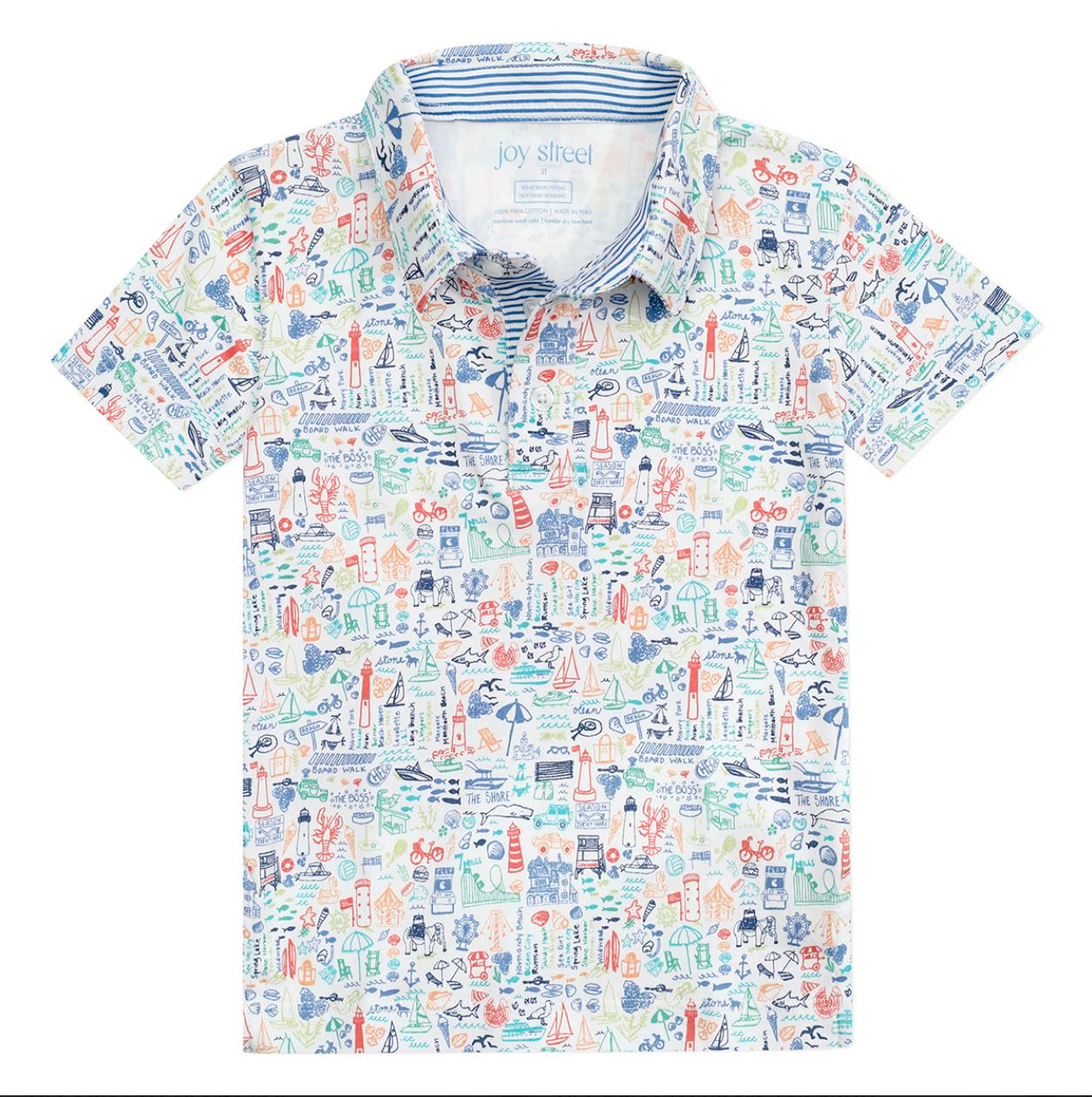 Jersey Shore Boy's Polo Shirt