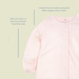 Organic Pima Baby Gown Rose