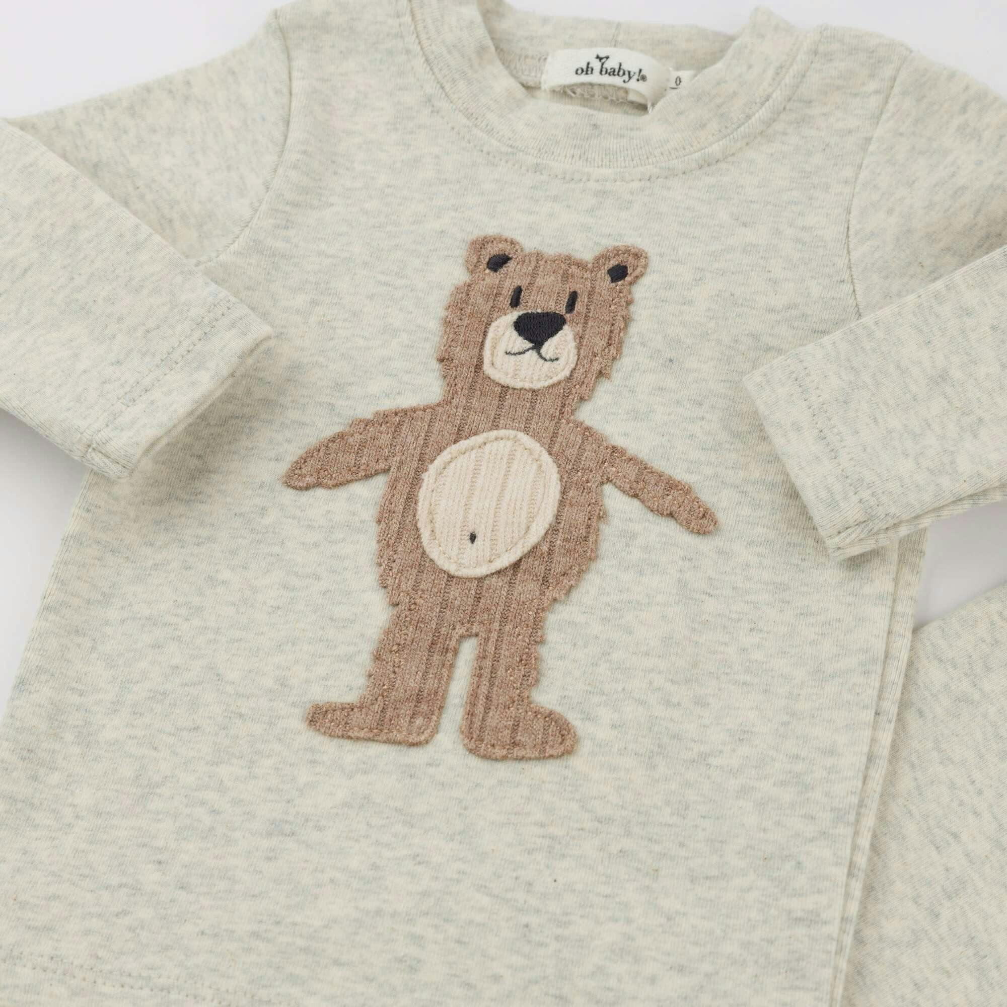 Shaggy Applique L/S 2pc Set