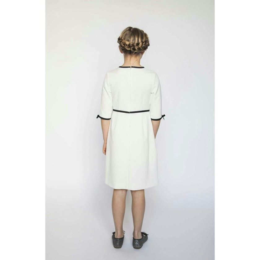 Anais bow dress (ivory)