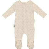 Ribbed Pineapple Footie and Beanie Set