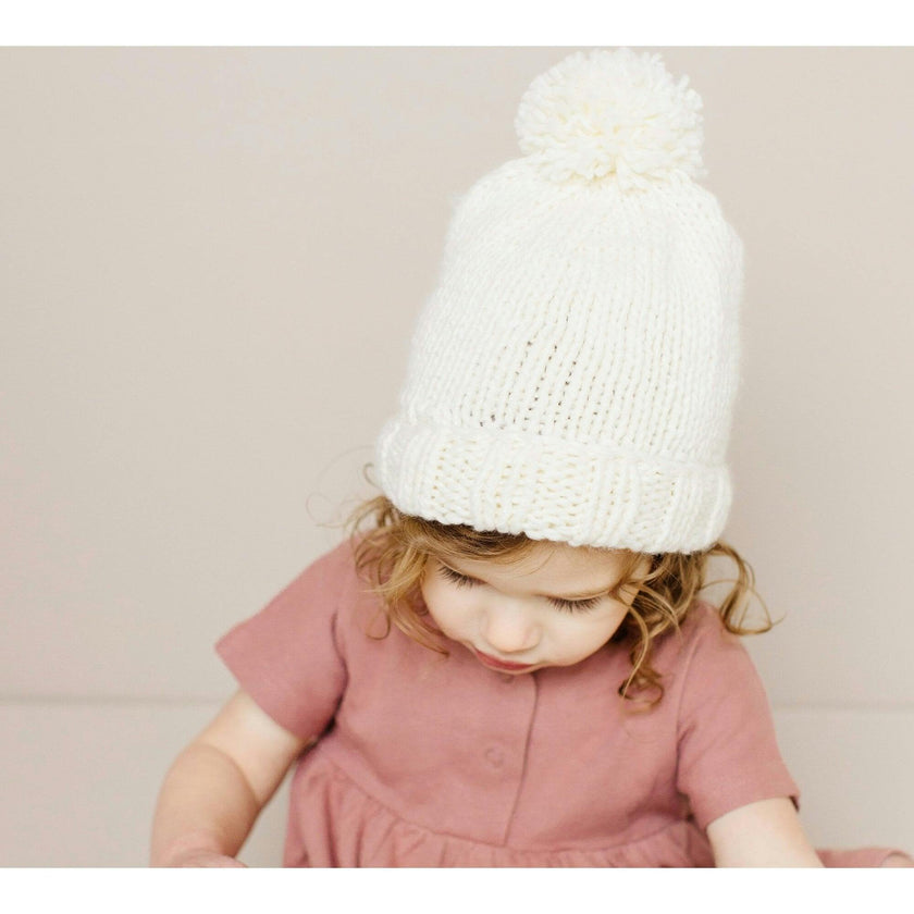 Classic Pom Hat, Cream