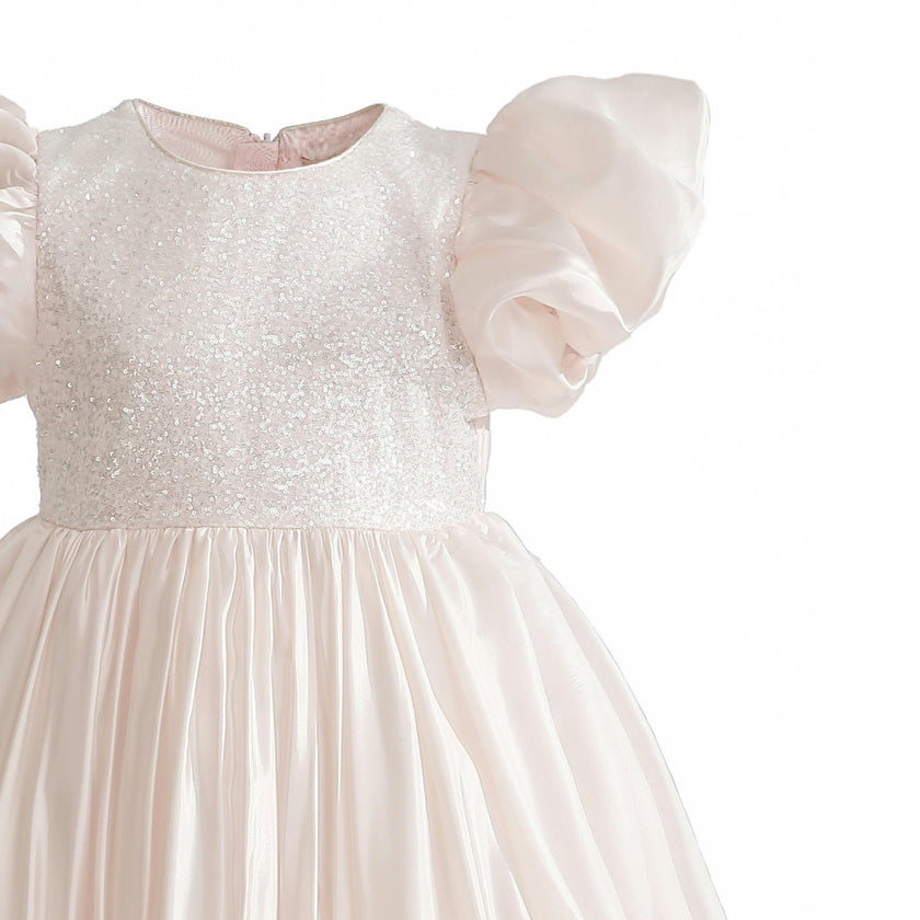 Pink Aurora Glitter Party Dress