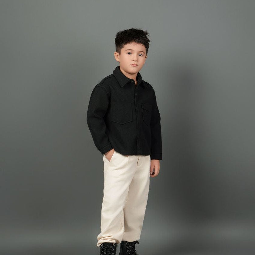 Organic Cotton Recycled Polyester Pleated Pant