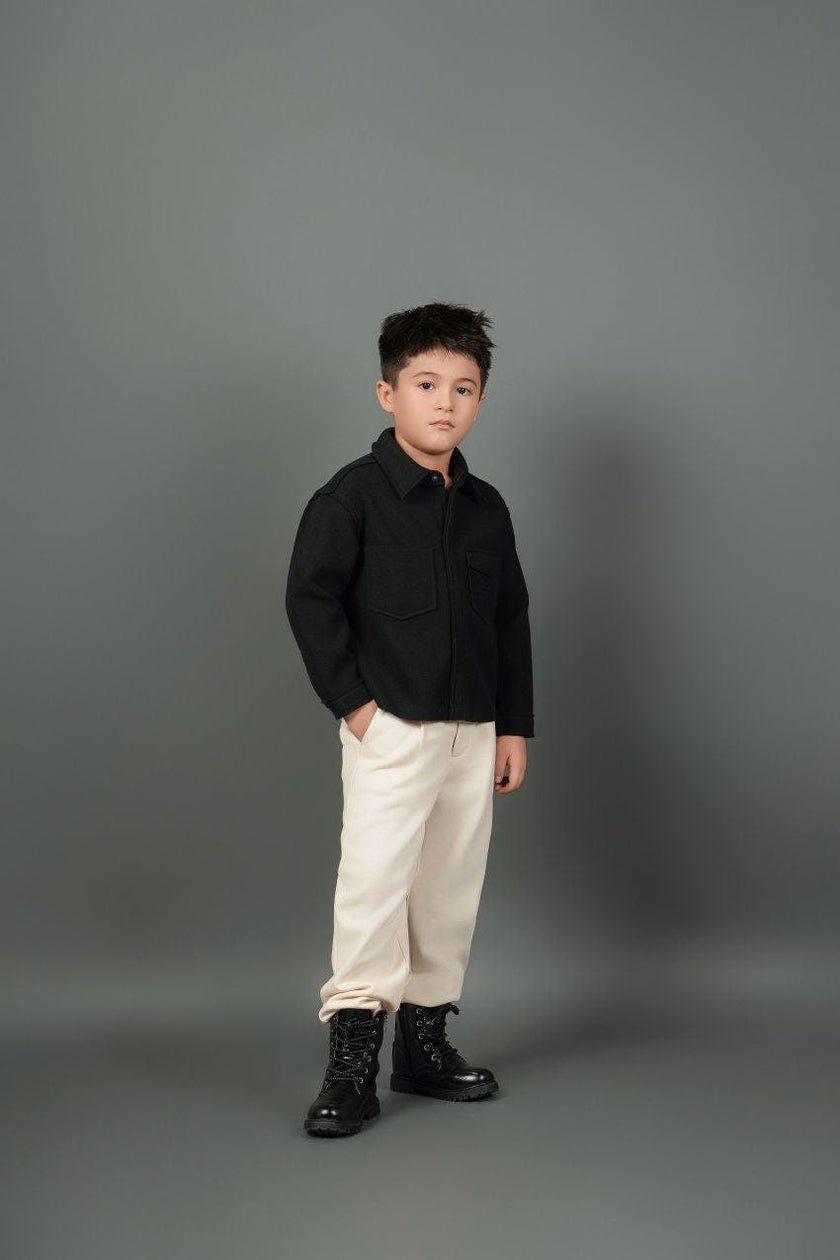 Organic Cotton Recycled Polyester Pleated Pant