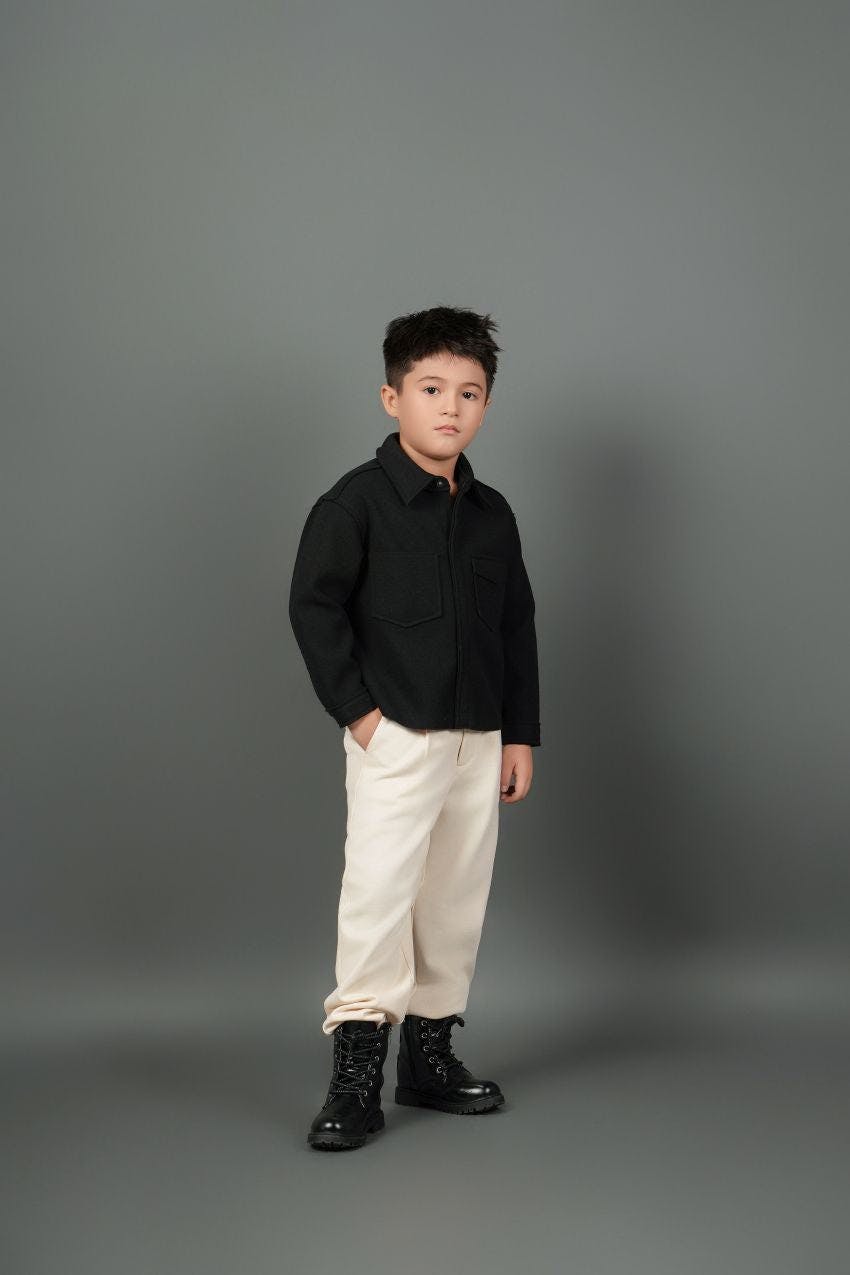 Organic Cotton Recycled Polyester Pleated Pant