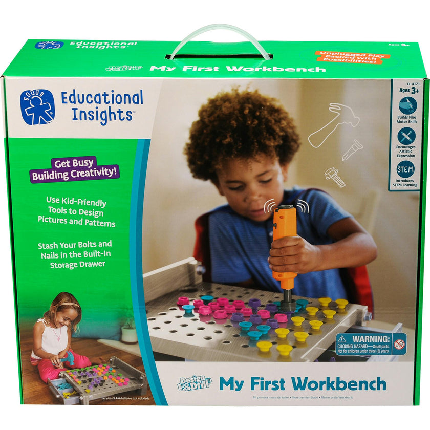 Design & Drill® My First Workbench - Grey