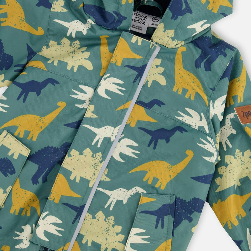 Baby Mid-Season One-Piece Outerwear With Hat