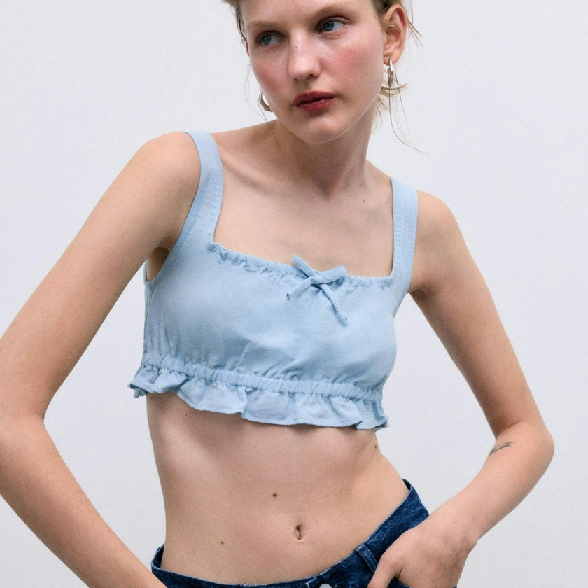 Amaryllis Woman Top 2 Soft Sky