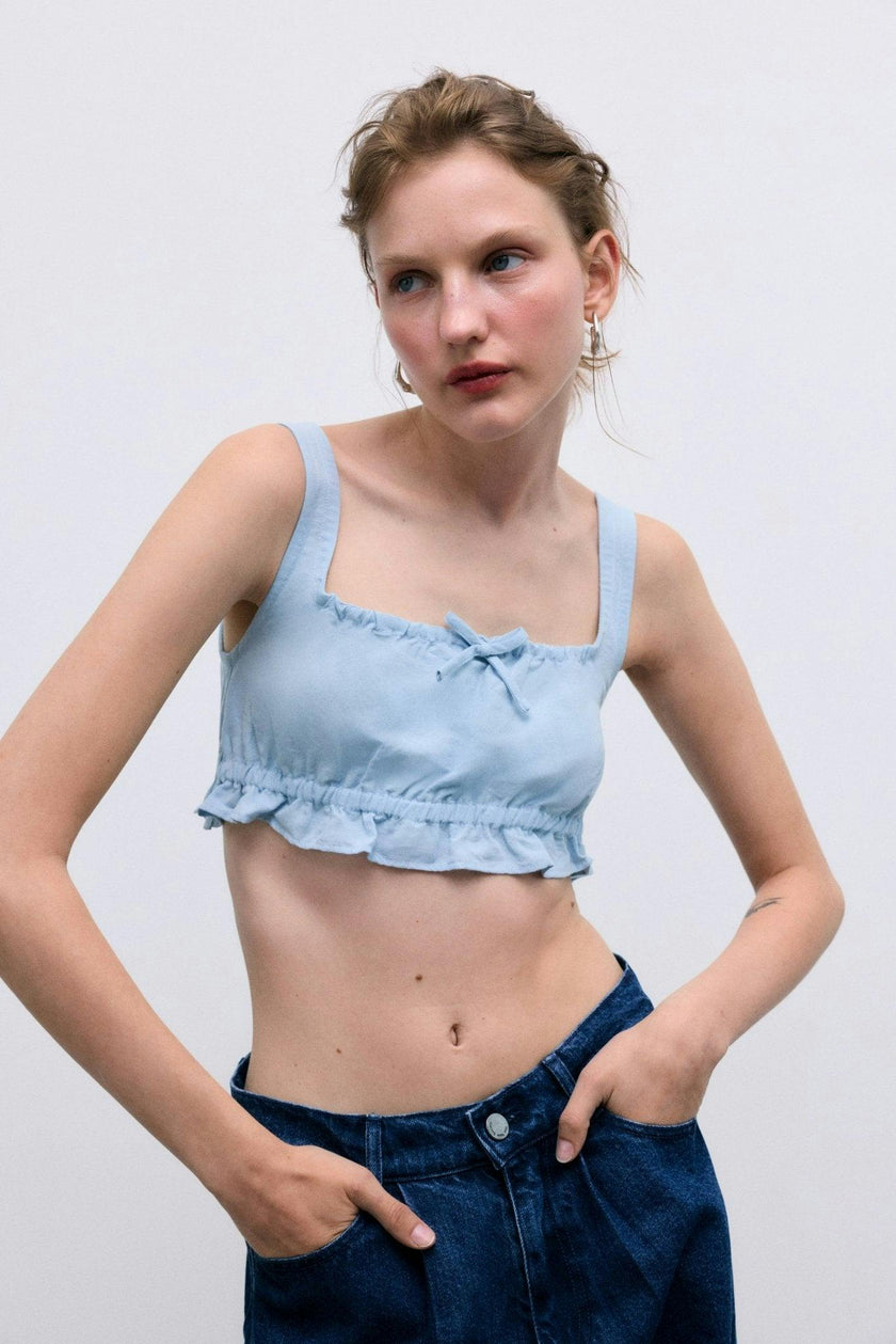 Amaryllis Woman Top 2 Soft Sky