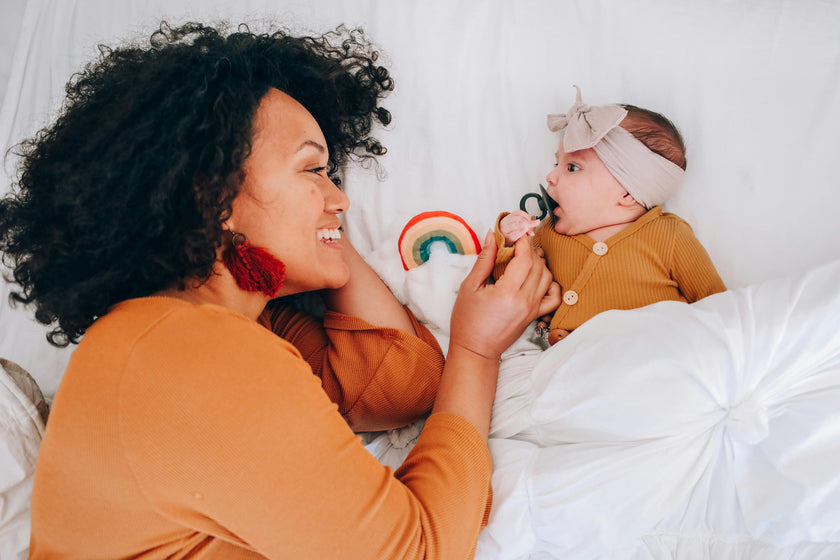 Little Rainbow Lovey Blanket