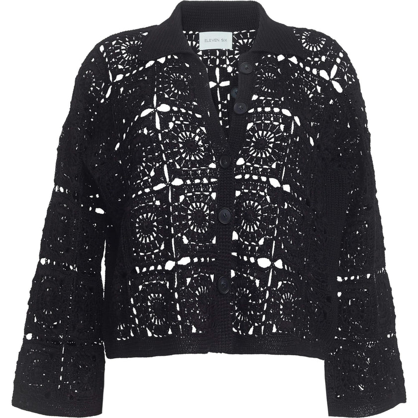 TASHA CROP JACKET | BLACK
