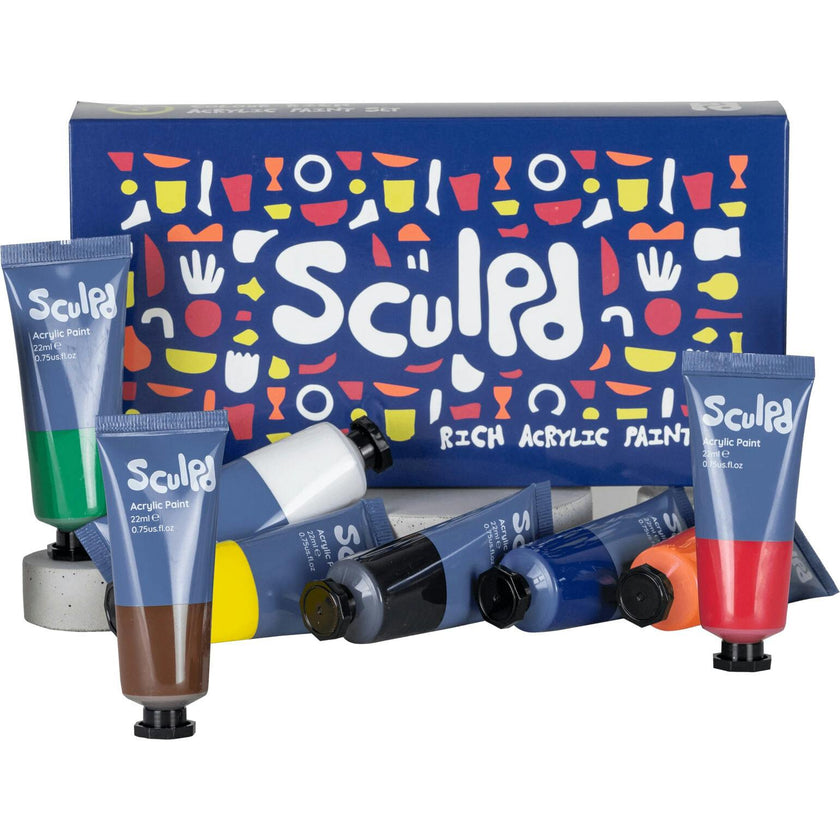 Home Pottery Kit with Paint Set