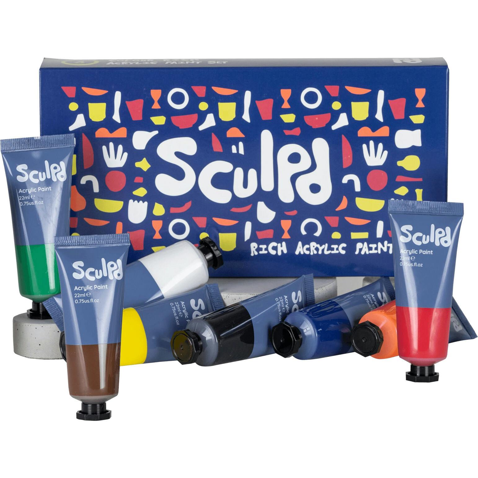 Home Pottery Kit with Paint Set