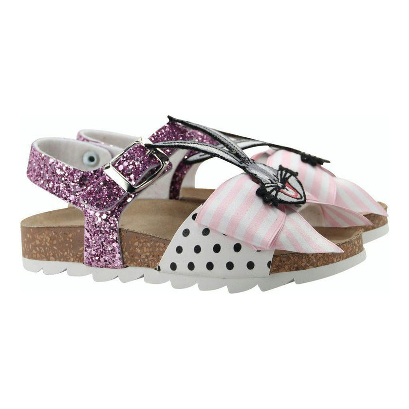 Pink Glitter Bugs Sandals