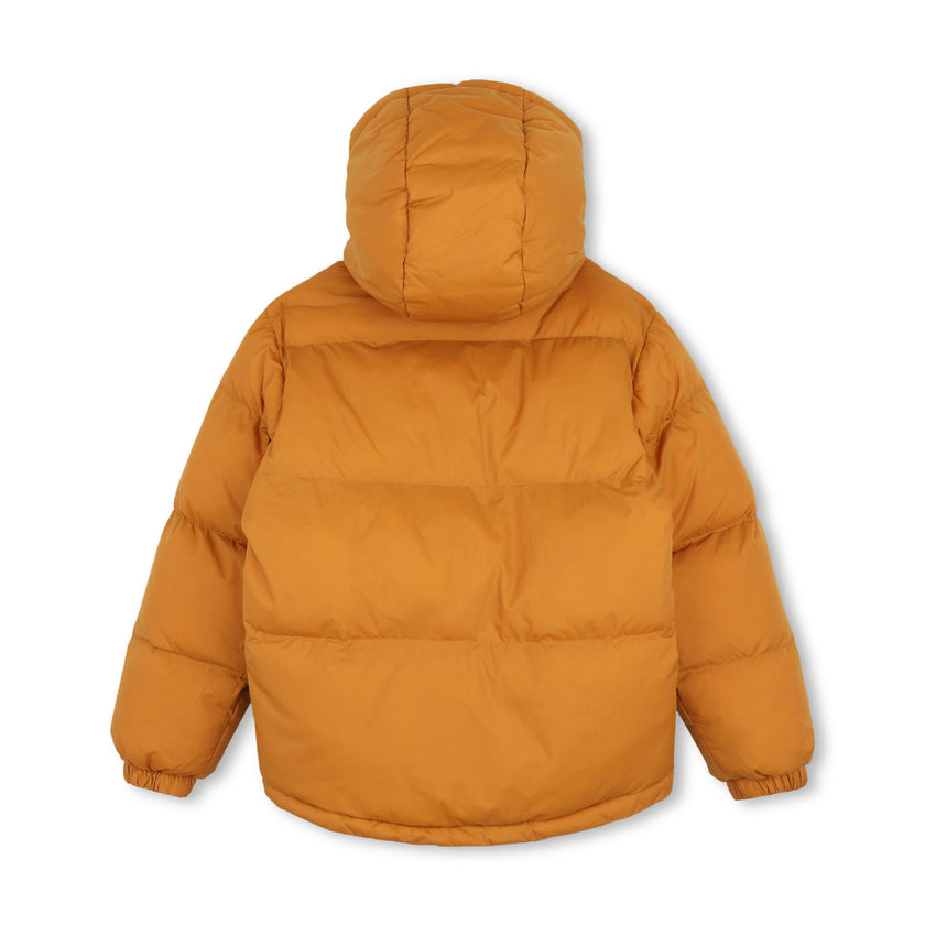 Sudan Brown Hooded Padded Jacket