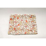 Midsummer Vine Timeless Floral Ruffle Zipper Pouch