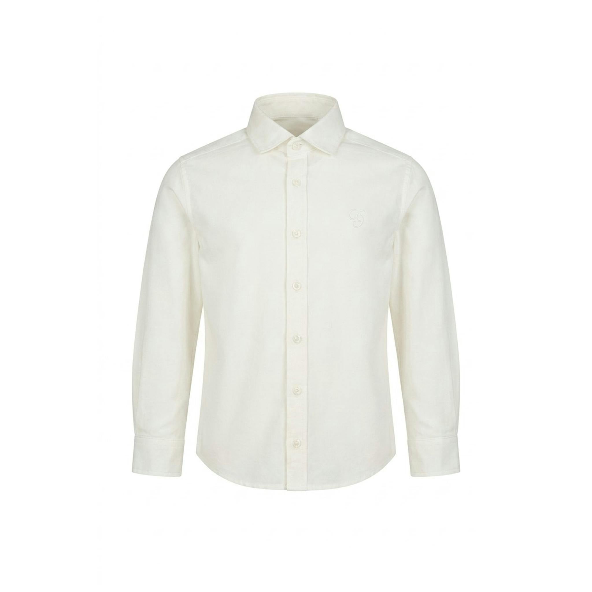Collared Cotton Dress Shirt