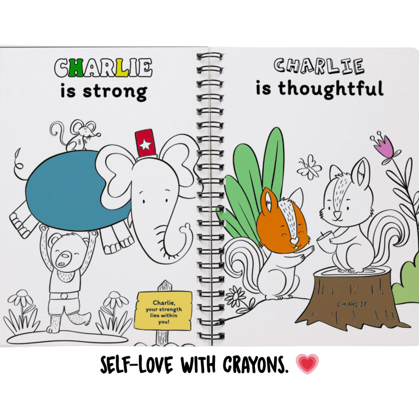 My Amazing Affirmation Coloring Book: Affirmations from A to Z! (Personalized Coloring Book)