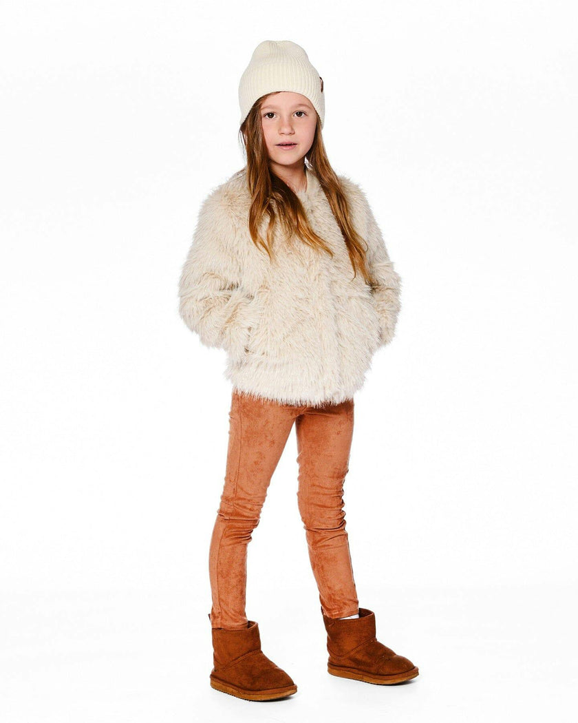 Short Faux Fur Coat
