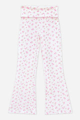 Foldover Rib Flare Legging