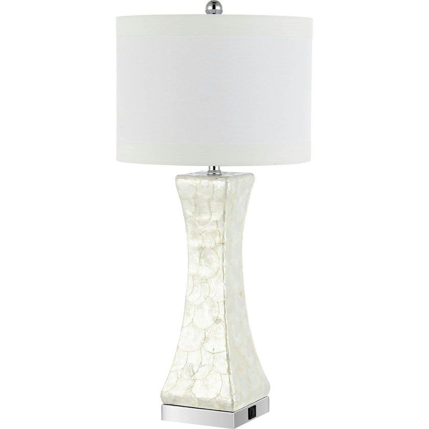 Shelley Concave Lamps With USB Port
