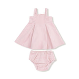 Veiled Pink - Ruffle Jumper with Diaper Cover