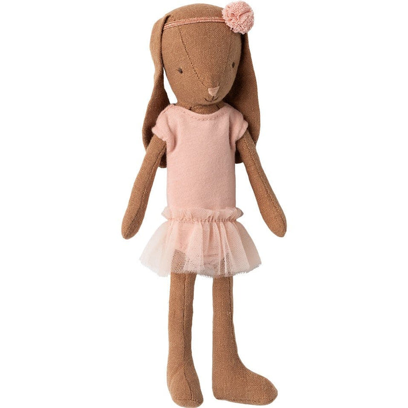 Bunny size 1, Chocolate brown - Ballet suit and skirt rose