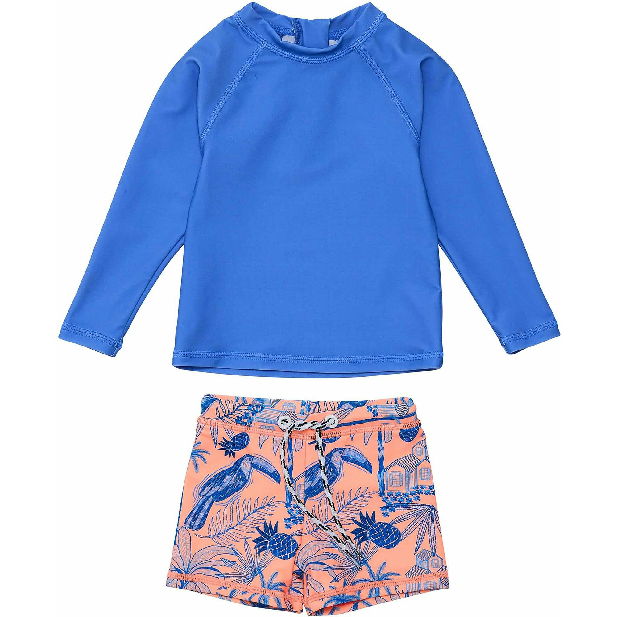 UPF50+ Sustainable Long Sleeve Rashguard & Short Set